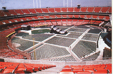 Stadium protective tarp